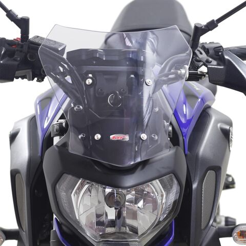 GP Kompozit Yamaha MT-07 2018-2020 Uyumlu Spor Ön Cam Şeffaf