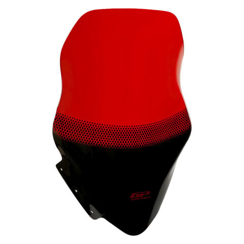 GP Kompozit Yamaha XMAX 250 / 400 2014-2017 Uyumlu Baskılı Ön Cam Kırmızı