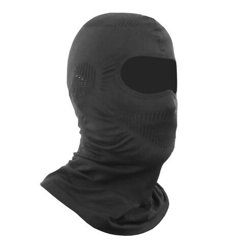GP Kompozit Yazlık Motorcu Balaklava Maske Siyah (1 Adet Boyunluk Buff Hediye)