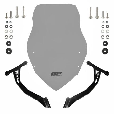 GP Kompozit Honda CB125F 2025-2026 Uyumlu Ön Cam Füme