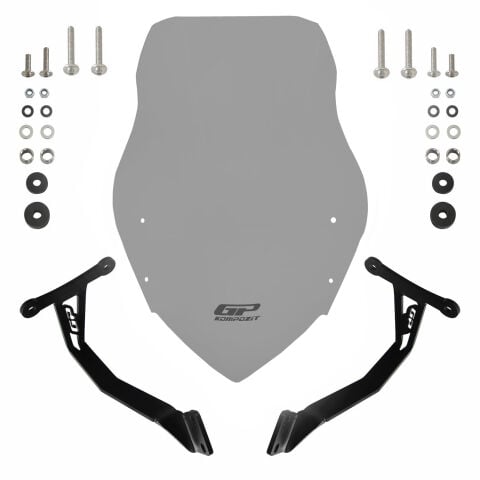 GP Kompozit Honda CB125F 2025-2026 Uyumlu Ön Cam Füme