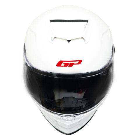 GP Kompozit MKS008-PW Yarış Spoiler Güneş Vizörlü Şeffaf Full Face Motosiklet Kaskı