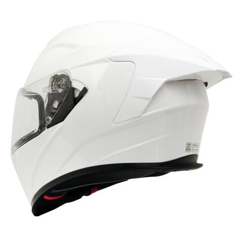 GP Kompozit MKS008-PW Yarış Spoiler Güneş Vizörlü Şeffaf Full Face Motosiklet Kaskı
