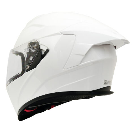 GP Kompozit MKS008-PW Yarış Spoiler Güneş Vizörlü Şeffaf Full Face Motosiklet Kaskı