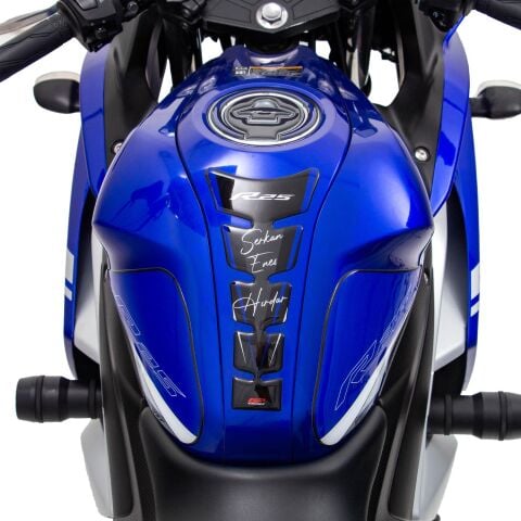 GP Kişiye Özel Yamaha R25 2015-2018 Uyumlu Tank Pad Seti Mavi