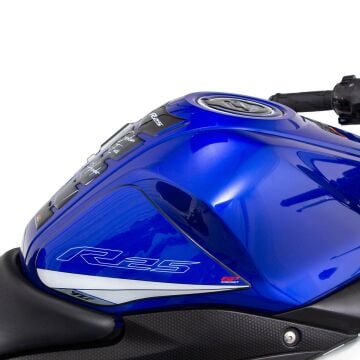 GP Kişiye Özel Yamaha R25 2015-2018 Uyumlu Tank Pad Seti Mavi