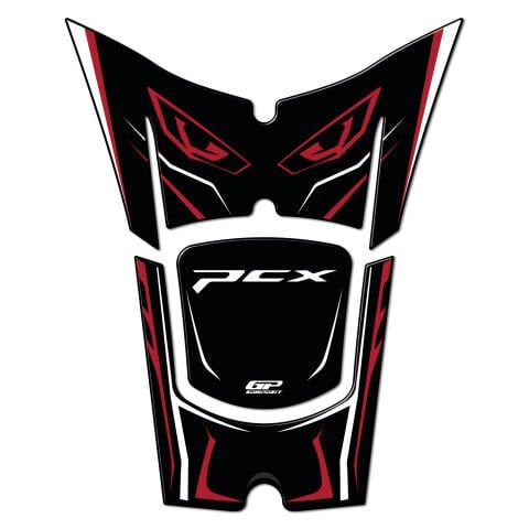 GP Kompozit Honda PCX 125 / 150 2025 Uyumlu Tank Pad Kırmızı