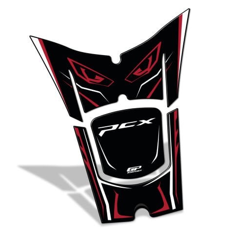 GP Kompozit Honda PCX 125 / 150 2025 Uyumlu Tank Pad Kırmızı