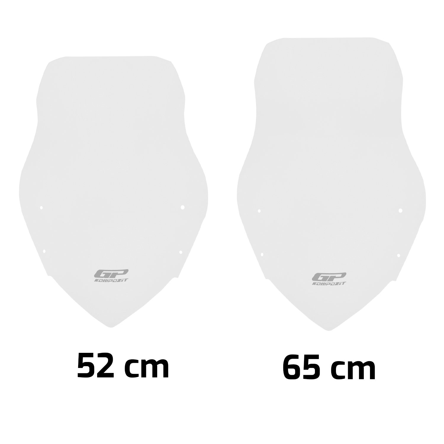 GP Kompozit Honda CB125F 2025 Uyumlu Ön Cam Şeffaf