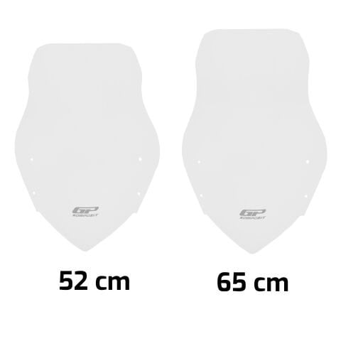 GP Kompozit Honda CB125F 2025-2026 Uyumlu Ön Cam Şeffaf