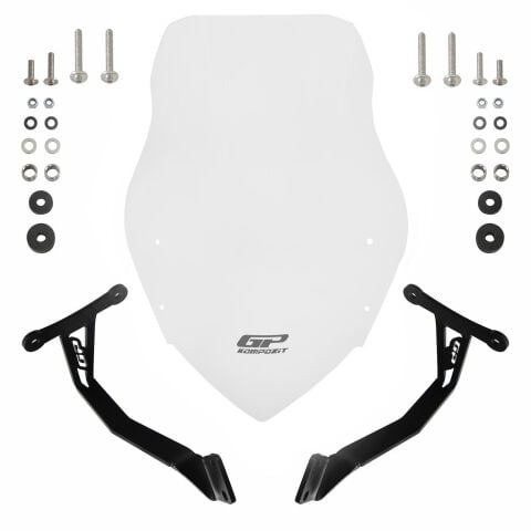 GP Kompozit Honda CB125F 2025-2026 Uyumlu Ön Cam Şeffaf
