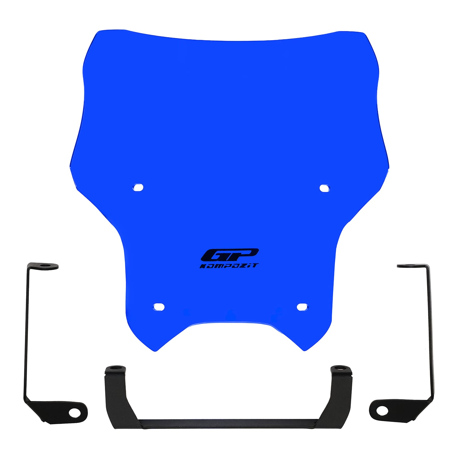 GP Kompozit CF Moto 250 NK 2023-2026 Uyumlu Ön Cam Mavi