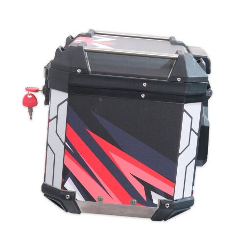 GP Kompozit DSN10 Universal 37 lt Desenli Alüminyum Motosiklet Çantası