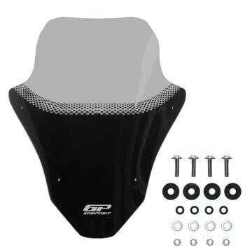 GP Kompozit Honda PCX 125 / 150 2025 Uyumlu Baskılı Ön Cam Füme