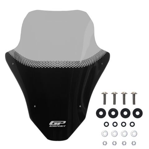 GP Kompozit Honda PCX 125 / 150 2025 Uyumlu Baskılı Ön Cam Füme