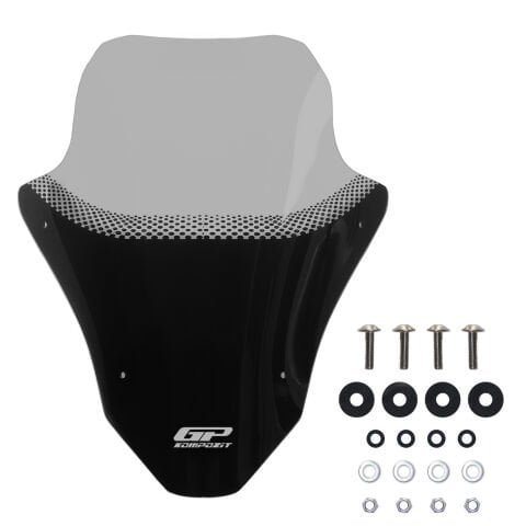 GP Kompozit Honda PCX 125 / 150 2025-2026 Uyumlu Baskılı Ön Cam Füme