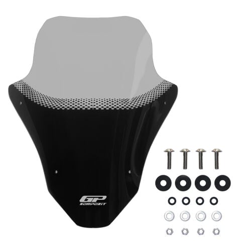 GP Kompozit Honda PCX 125 / 150 2025-2026 Uyumlu Baskılı Ön Cam Füme