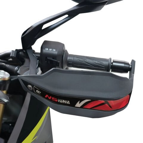 GP Kompozit Bajaj Pulsar NS 400 Z 2025 Uyumlu Plastik Elcik Koruma Siyah