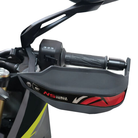 GP Kompozit Bajaj Pulsar NS 400 Z 2025-2026 Uyumlu Plastik Elcik Koruma Siyah