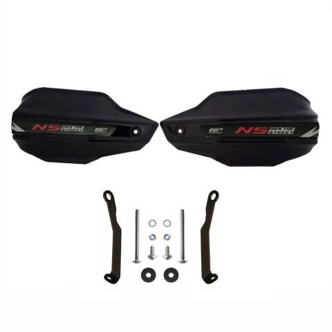 GP Kompozit Bajaj Pulsar NS 400 Z 2025 Uyumlu Plastik Elcik Koruma Siyah