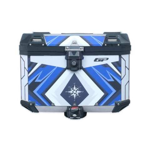 GP Kompozit DSN08 Universal 57 lt Desenli Alüminyum Motosiklet Çantası