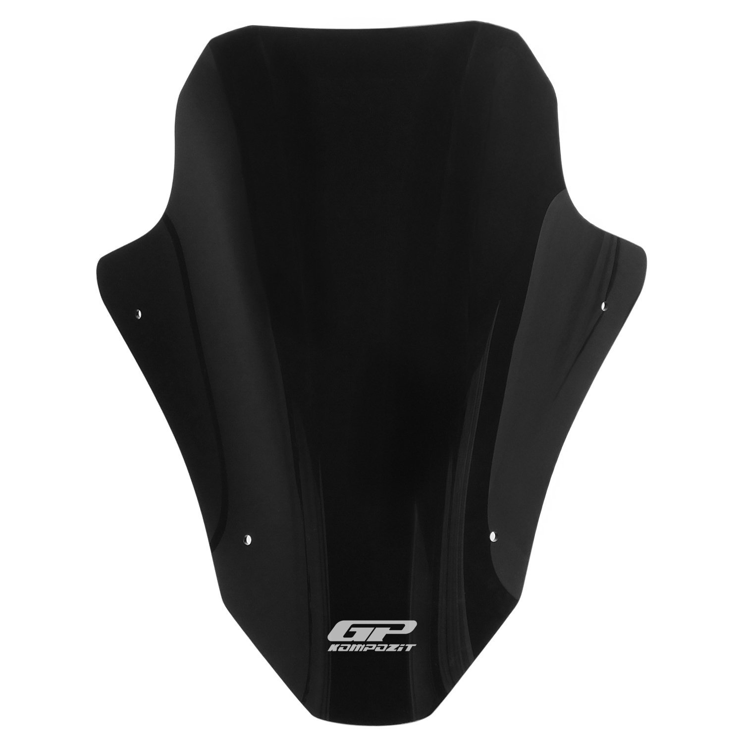 GP Kompozit Honda PCX 125 / 150 2025 Uyumlu Baskılı Ön Cam Siyah