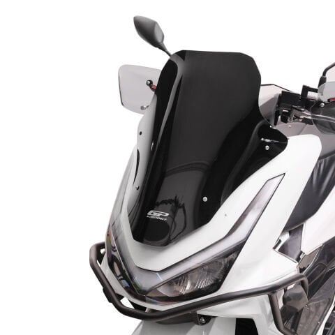 GP Kompozit Honda PCX 125 / 150 2025 Uyumlu Baskılı Ön Cam Siyah