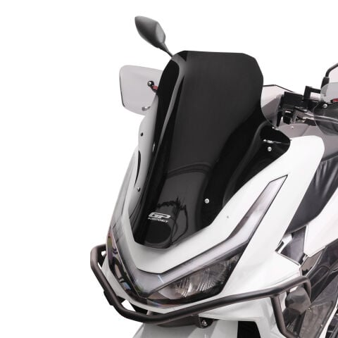 GP Kompozit Honda PCX 125 / 150 2025-2026 Uyumlu Baskılı Ön Cam Siyah