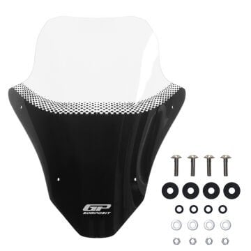 GP Kompozit Honda PCX 125 / 150 2025 Uyumlu Baskılı Ön Cam Şeffaf