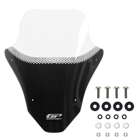 GP Kompozit Honda PCX 125 / 150 2025-2026 Uyumlu Baskılı Ön Cam Şeffaf