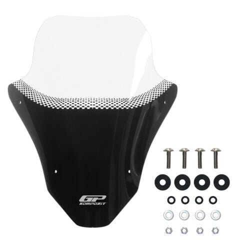 GP Kompozit Honda PCX 125 / 150 2025-2026 Uyumlu Baskılı Ön Cam Şeffaf