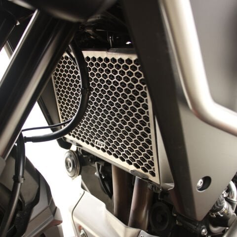GP Kompozit Honda XL750L Transalp 2023-2025 Uyumlu Radyatör Koruma Siyah