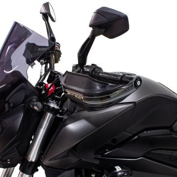 GP Kompozit Bajaj Dominar 250 / 400 2017-2024 Uyumlu Plastik Elcik Koruma Siyah