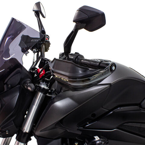 GP Kompozit Bajaj Dominar 250 / 400 2017-2026 Uyumlu Plastik Elcik Koruma Siyah