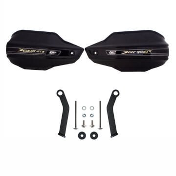 GP Kompozit Bajaj Dominar 250 / 400 2017-2024 Uyumlu Plastik Elcik Koruma Siyah