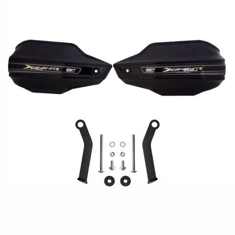 GP Kompozit Bajaj Dominar 250 / 400 2017-2026 Uyumlu Plastik Elcik Koruma Siyah