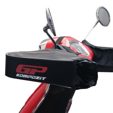 GP Kompozit Universal Scooter El Korumalı Rüzgarlık Siyah