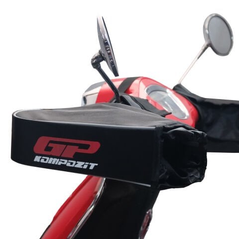 GP Kompozit Universal Scooter El Korumalı Rüzgarlık Siyah