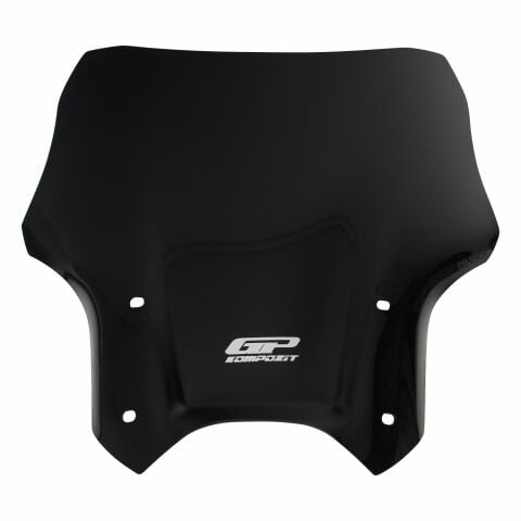 GP Kompozit Honda CB125R / CB250R 2012-2024 Uyumlu Kısa Ön Cam Siyah