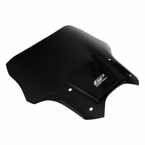 GP Kompozit Honda CB125R / CB250R 2012-2024 Uyumlu Kısa Ön Cam Siyah