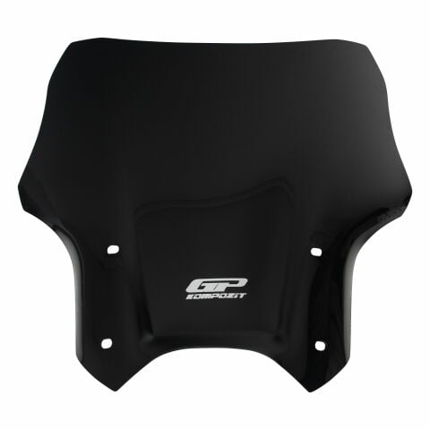 GP Kompozit Honda CB125R / CB250R 2012-2024 Uyumlu Kısa Ön Cam Siyah