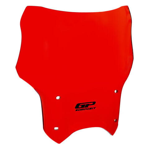 GP Kompozit Honda CB250R 2012-2024 Uyumlu Kısa Ön Cam Kırmızı