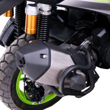 GP Kompozit RKS Reale 125 2022-2025 Uyumlu Egzoz Koruma Demiri Siyah
