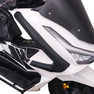 GP Kompozit Honda PCX 125 / 150 2025 Uyumlu Üst Bacak Koruma Siyah