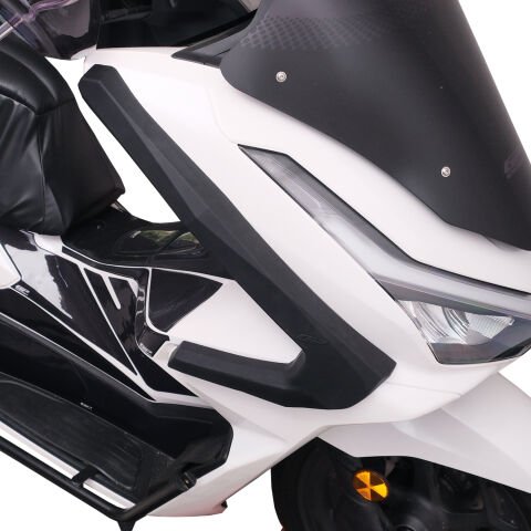 GP Kompozit Honda PCX 125 / 150 2025-2026 Uyumlu Üst Bacak Koruma Siyah