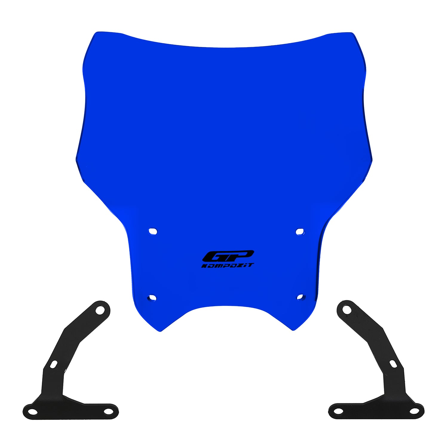 GP Kompozit Honda CB250R 2012-2024 Uyumlu Kısa Ön Cam Mavi