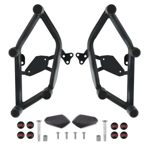 GP Kompozit Yamaha MT-25 2015-2026 Uyumlu Stunt Motor Koruma Demiri Siyah