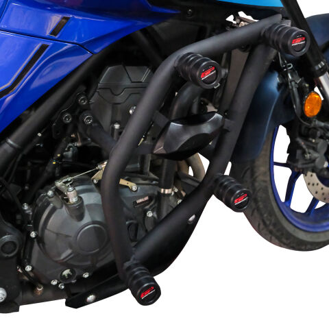 GP Kompozit Yamaha MT-25 2015-2026 Uyumlu Stunt Motor Koruma Demiri Siyah