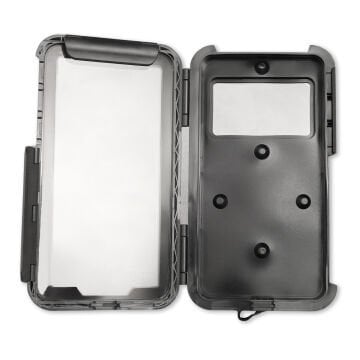 GP Kompozit TTR03 Universal Su Geçirmez Plastik Telefon Tutucu Siyah (1 Adet Boyunluk Buff Hediye)
