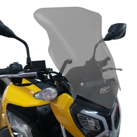GP Kompozit TVS Raider 125 2021-2025 Uyumlu Ön Cam Füme